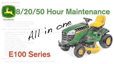 john deere service intervals